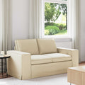 vidaXL Sofa Kremowy 162 x 80 x 82 cm tkanina