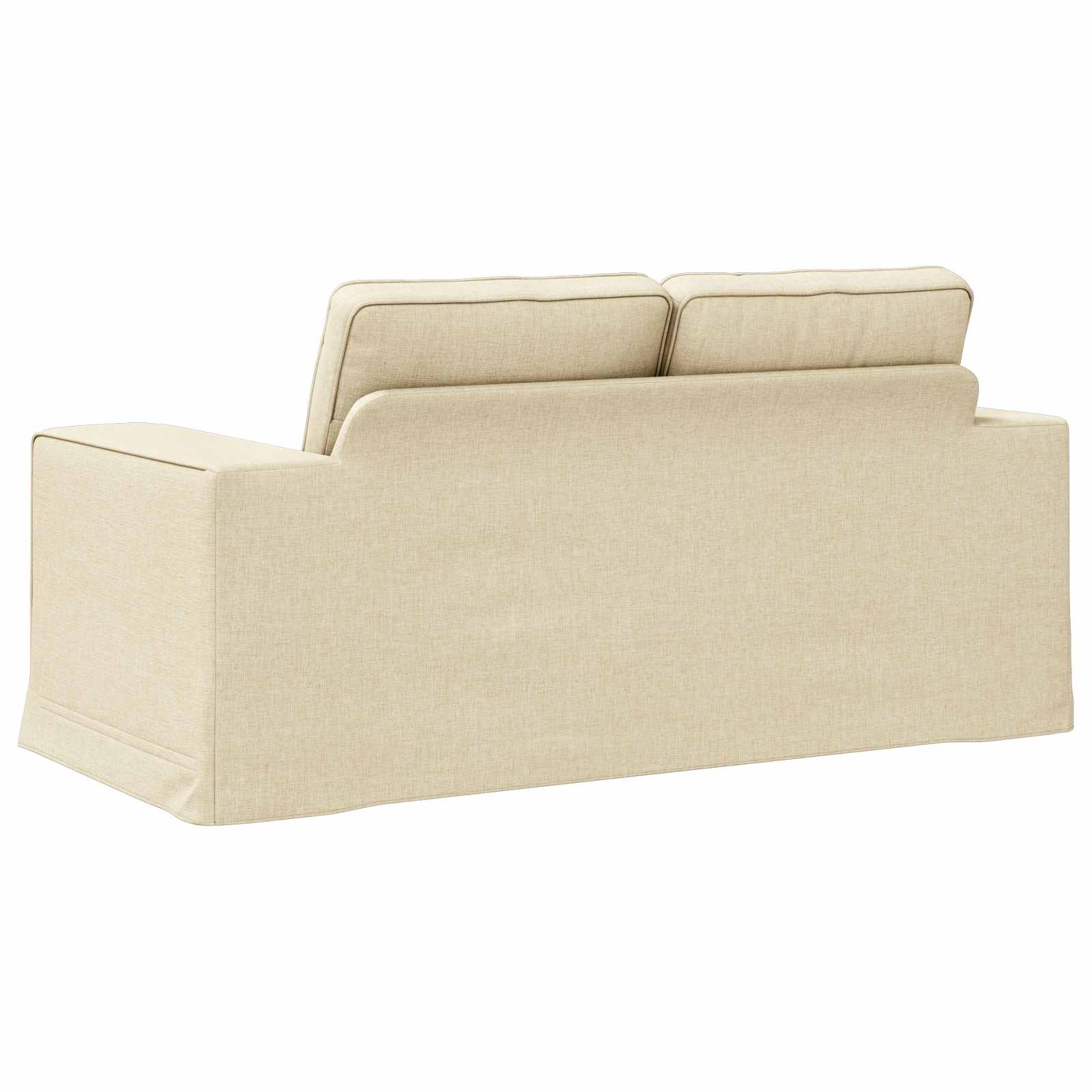 vidaXL Sofa Kremowy 162 x 80 x 82 cm tkanina