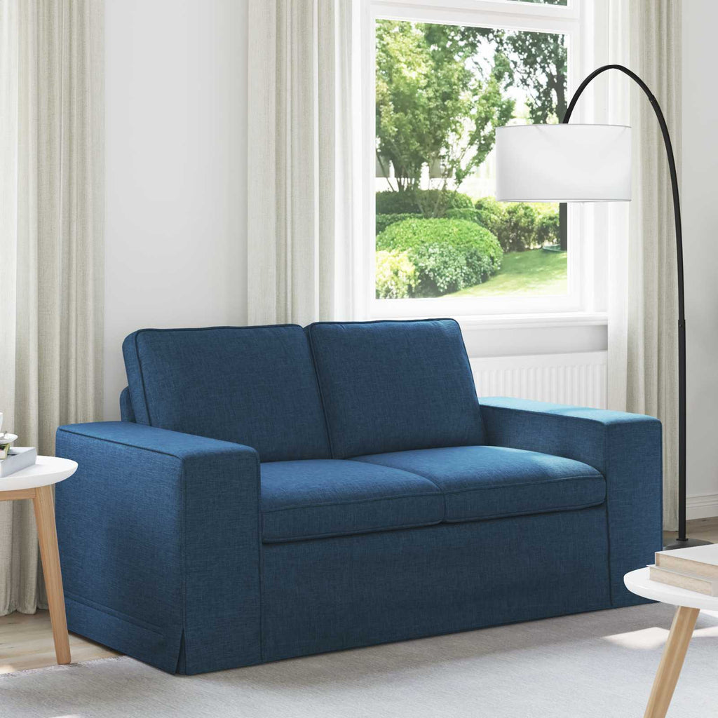 vidaXL Sofa Niebieski 162 x 80 x 82 cm tkanina