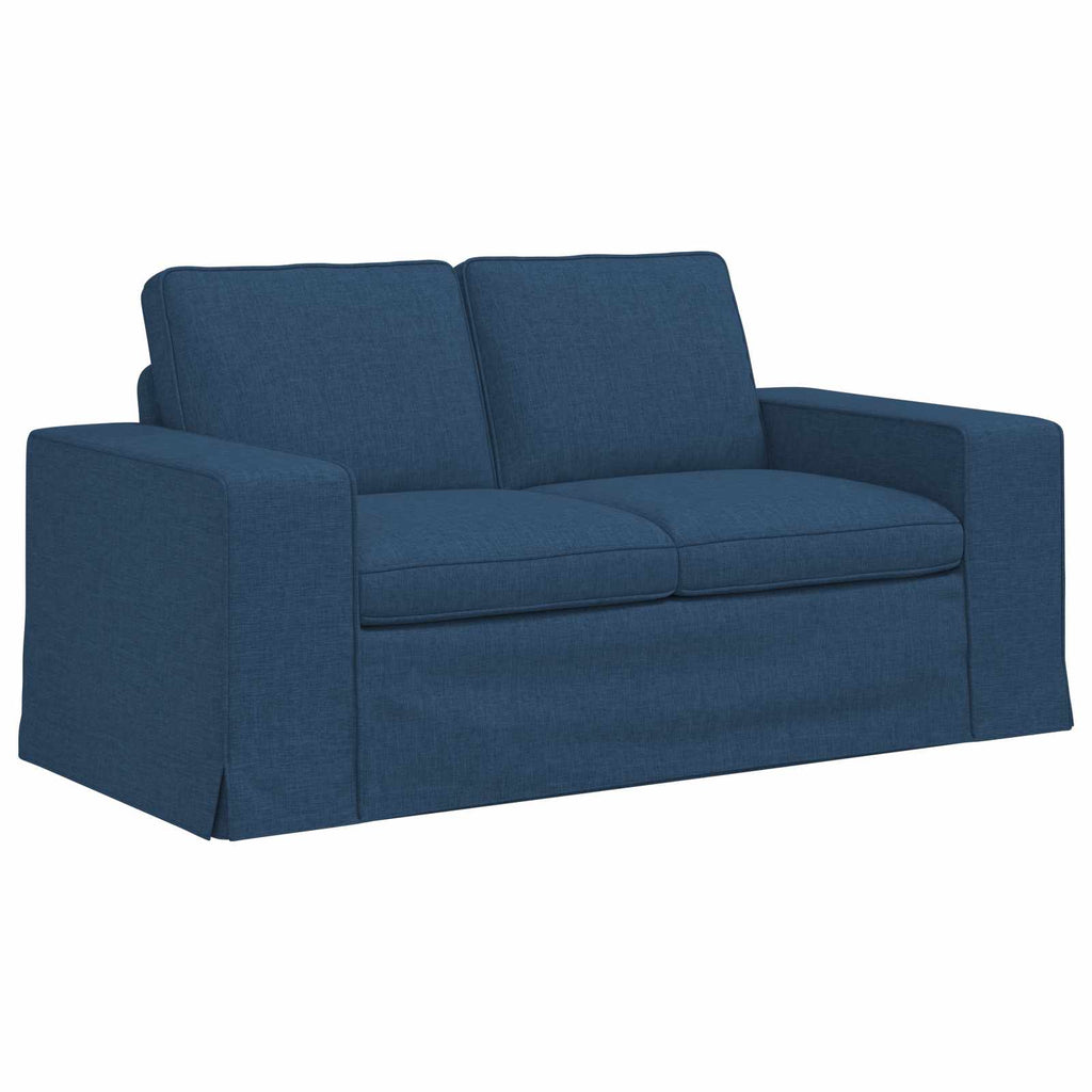 vidaXL Sofa Niebieski 162 x 80 x 82 cm tkanina