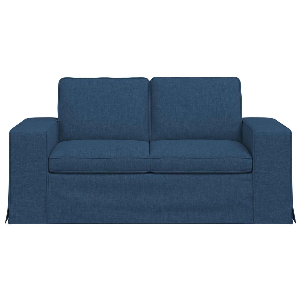 vidaXL Sofa Niebieski 162 x 80 x 82 cm tkanina