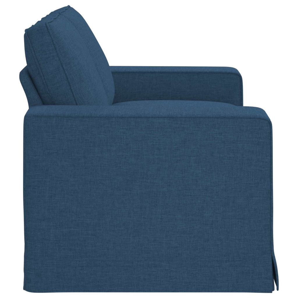 vidaXL Sofa Niebieski 162 x 80 x 82 cm tkanina