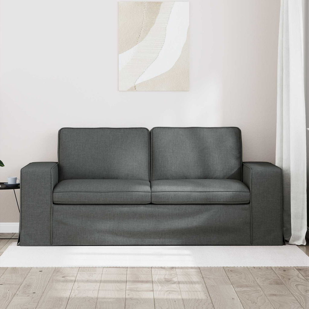 vidaXL Sofa Ciemnoszary 182 x 80 x 82 cm tkanina