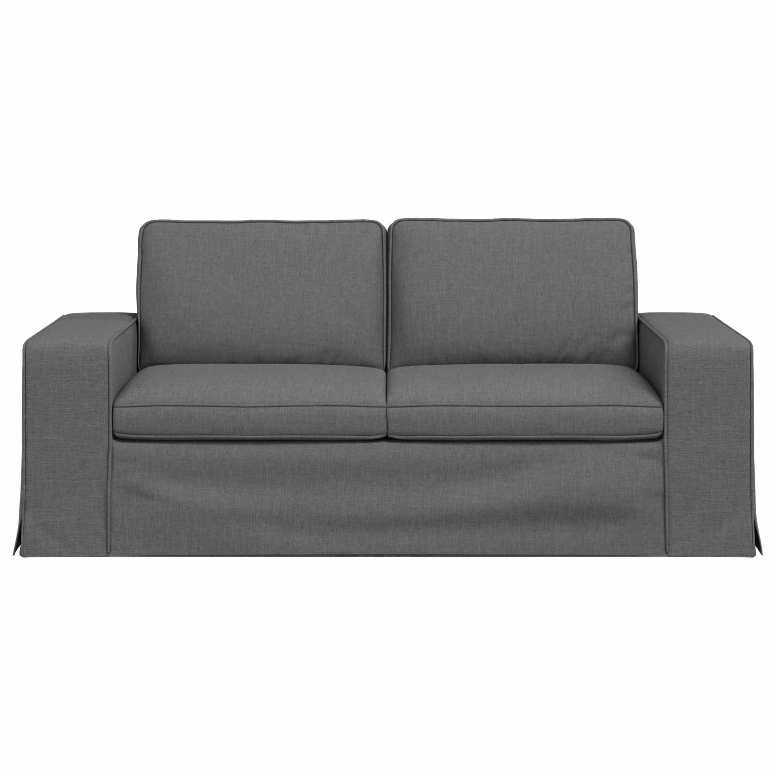 vidaXL Sofa Ciemnoszary 182 x 80 x 82 cm tkanina