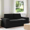vidaXL Sofa Czarny 182 x 80 x 82 cm tkanina
