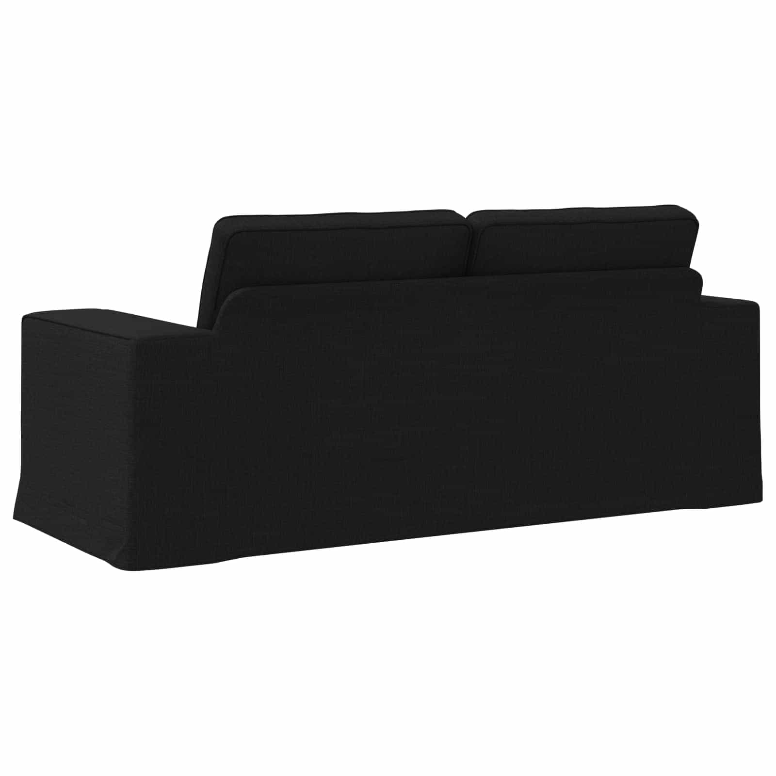 vidaXL Sofa Czarny 182 x 80 x 82 cm tkanina
