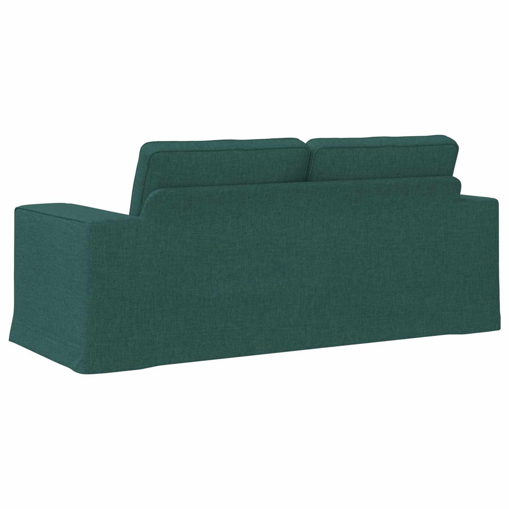 vidaXL Sofa Ciemna zieleń 182 x 80 x 82 cm tkanina