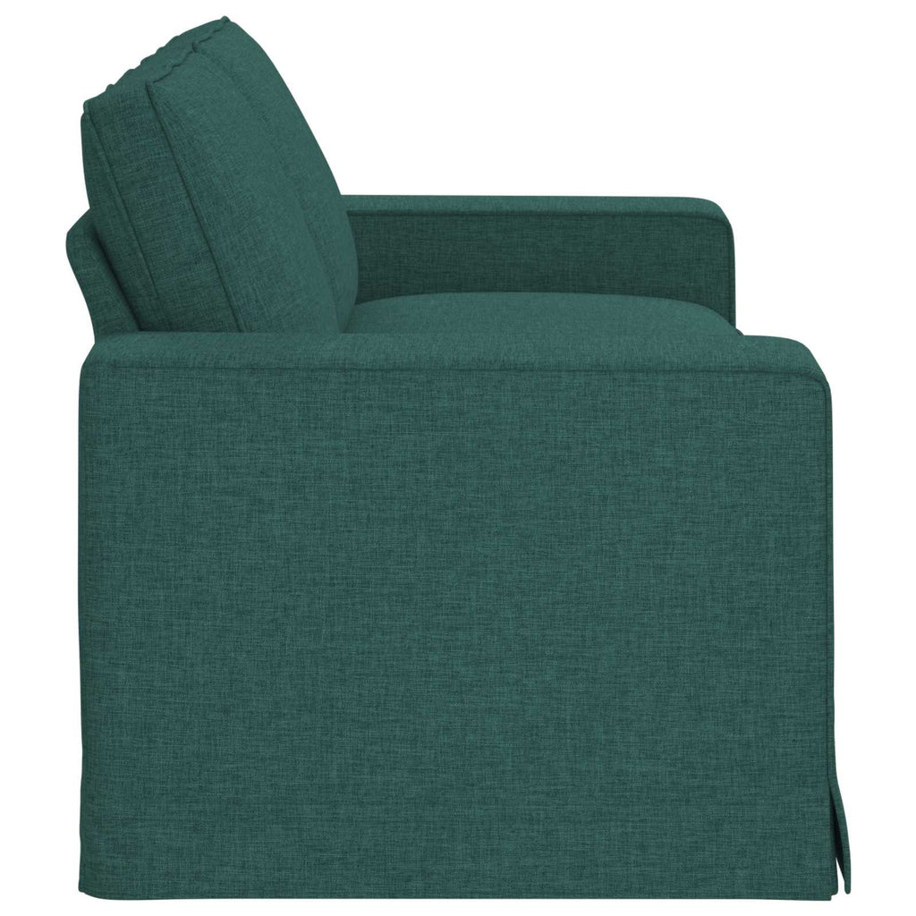 vidaXL Sofa Ciemna zieleń 182 x 80 x 82 cm tkanina