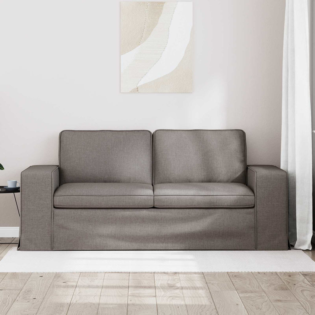 vidaXL Sofa Ciemnoszary 182 x 80 x 82 cm tkanina