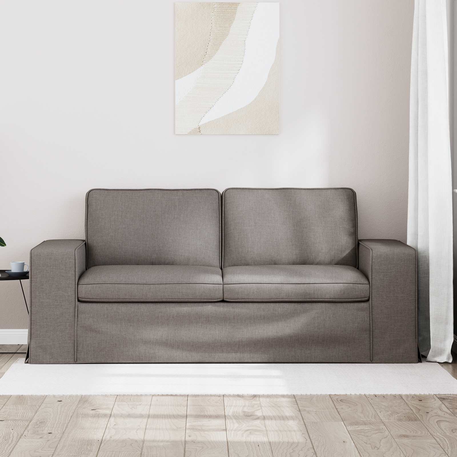 vidaXL Sofa Ciemnoszary 182 x 80 x 82 cm tkanina