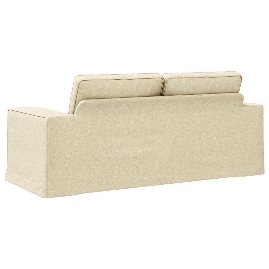 vidaXL Sofa Kremowy 182 x 80 x 82 cm tkanina