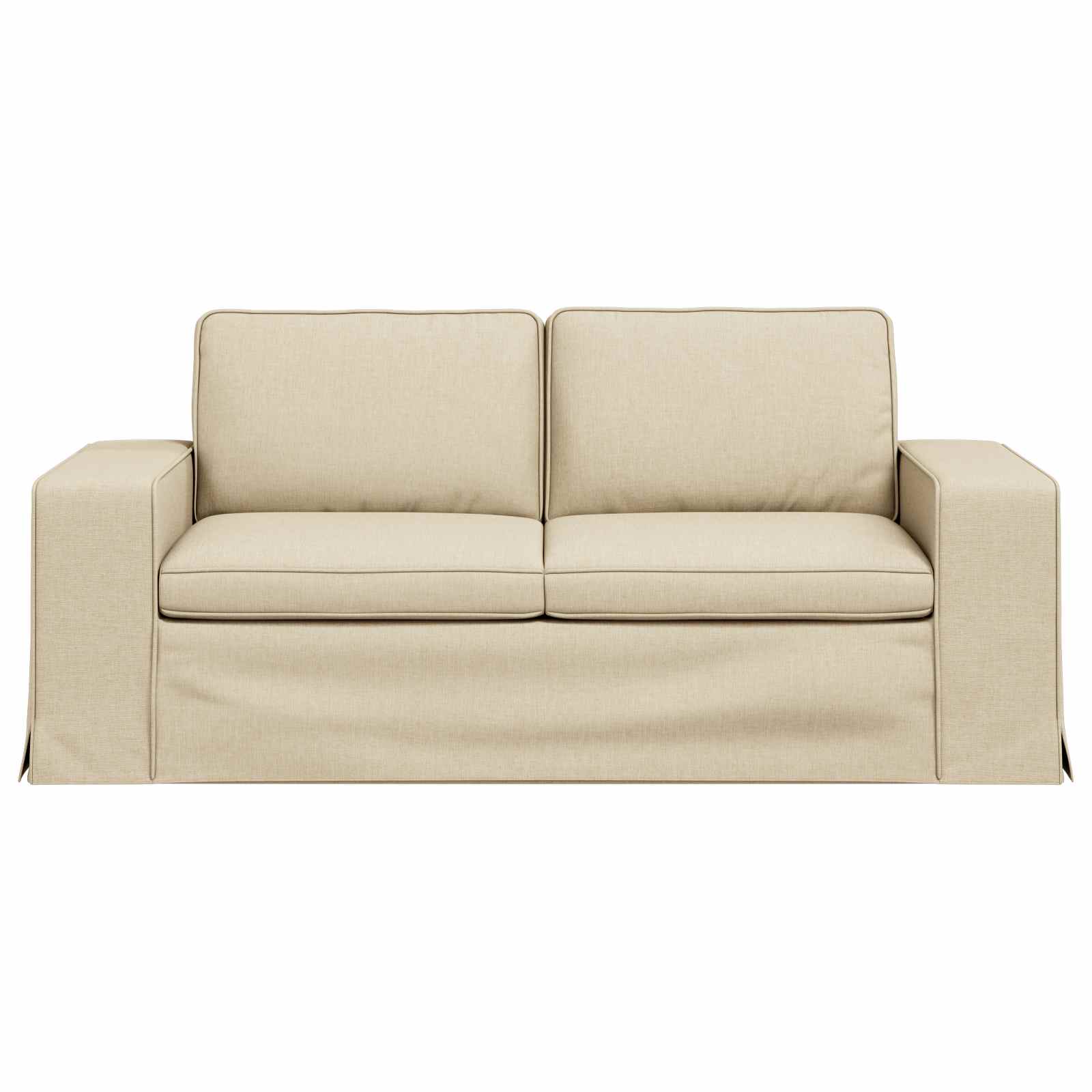 vidaXL Sofa Kremowy 182 x 80 x 82 cm tkanina