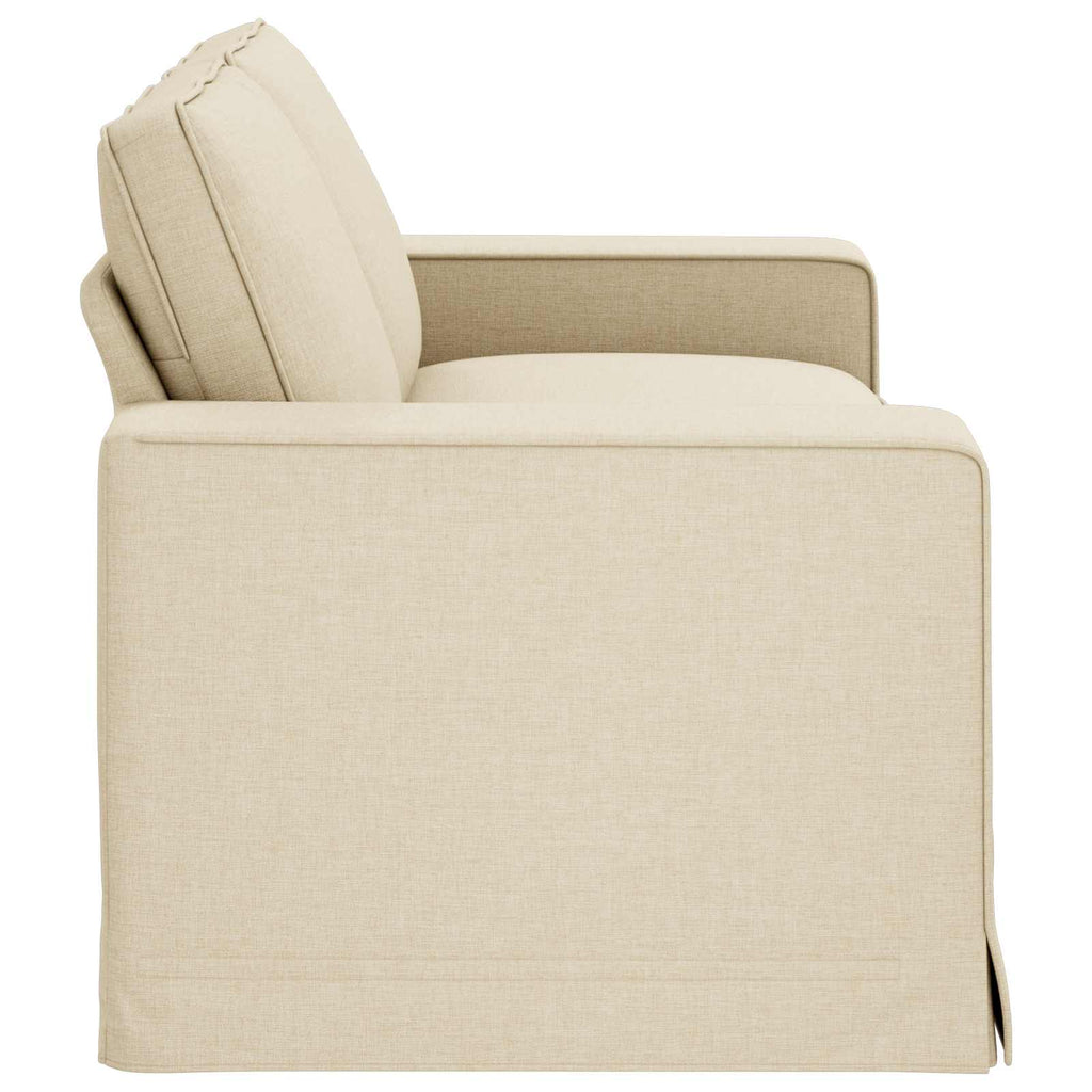 vidaXL Sofa Kremowy 182 x 80 x 82 cm tkanina