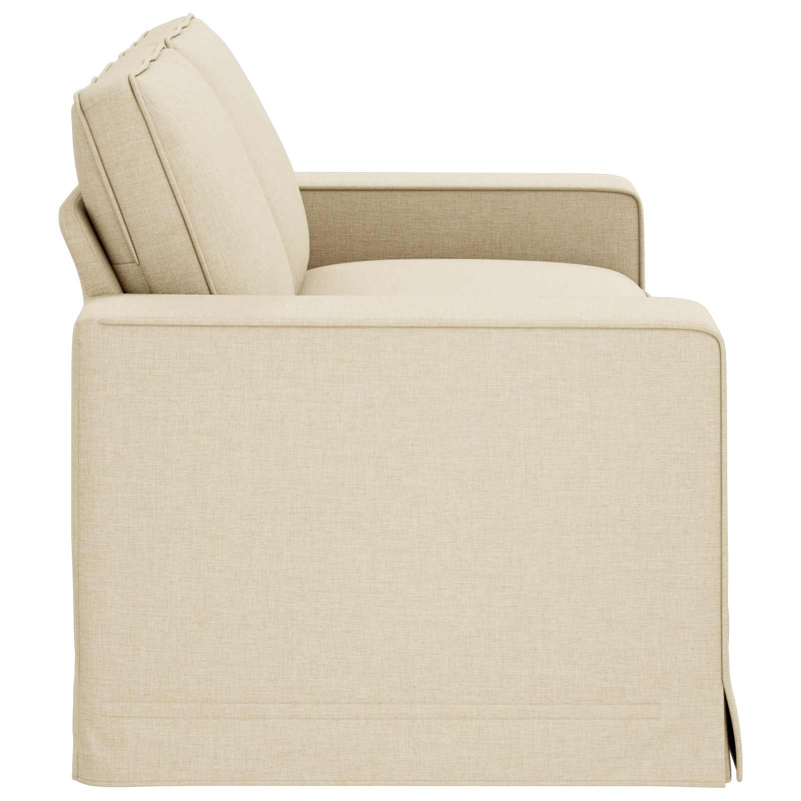 vidaXL Sofa Kremowy 182 x 80 x 82 cm tkanina