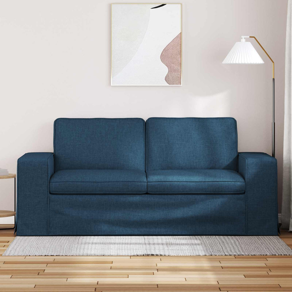 vidaXL Sofa Niebieski 182 x 80 x 82 cm tkanina