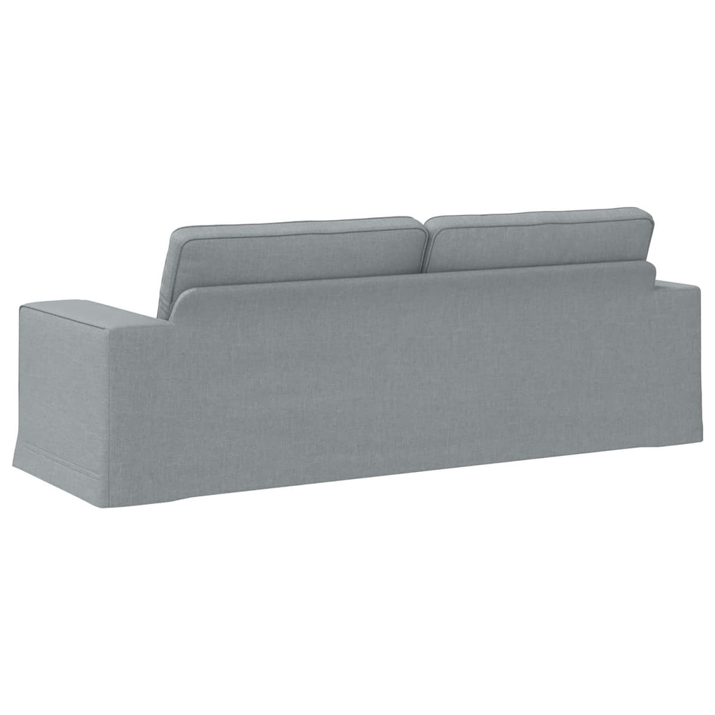 vidaXL Sofa Jasnoszary 222 x 80 x 82 cm tkanina