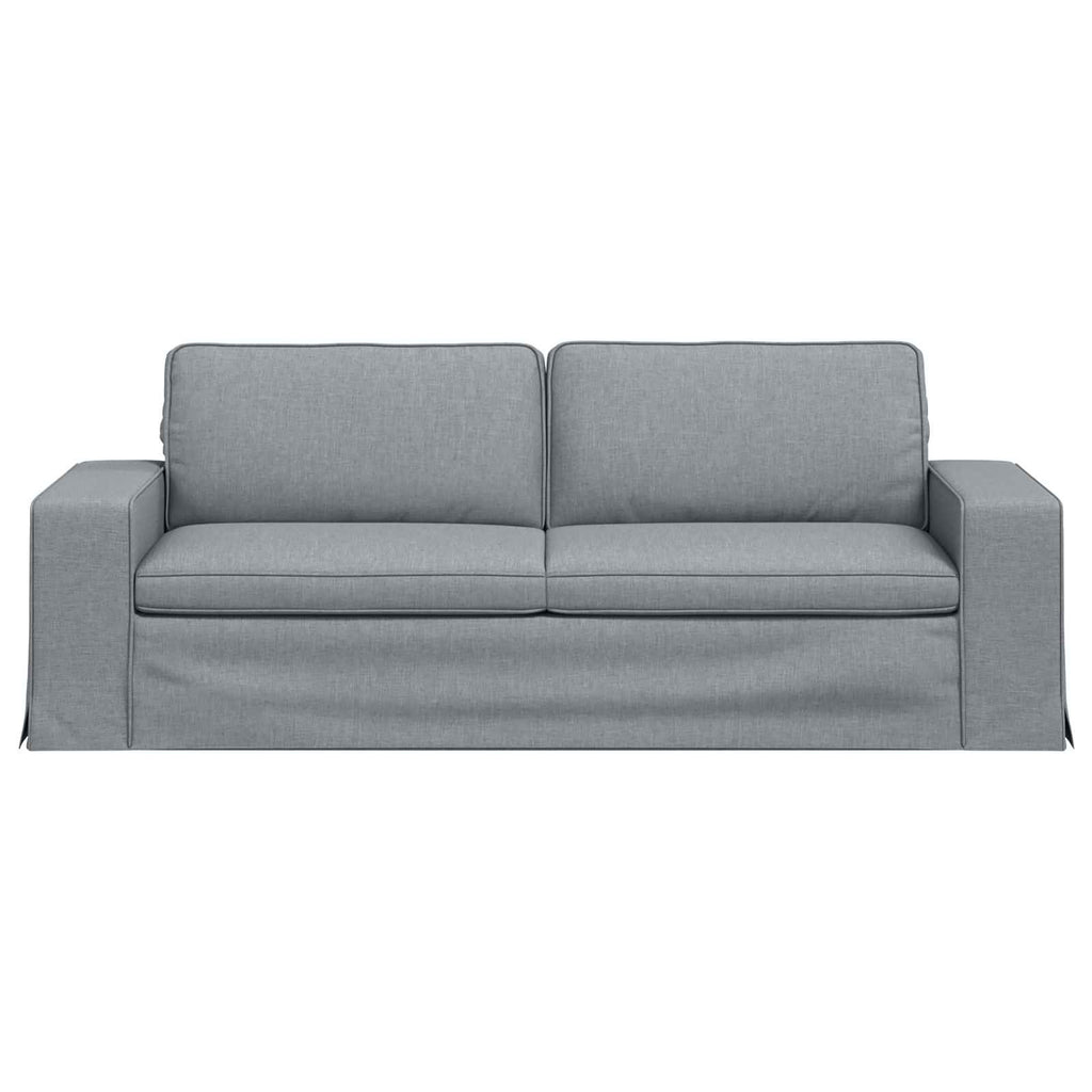 vidaXL Sofa Jasnoszary 222 x 80 x 82 cm tkanina
