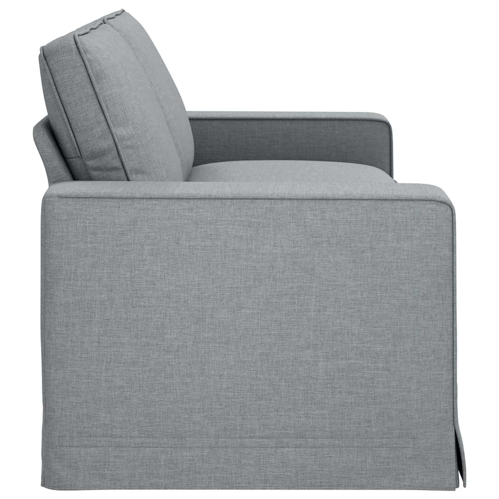vidaXL Sofa Jasnoszary 222 x 80 x 82 cm tkanina