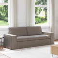 vidaXL Sofa Ciemnoszary 222 x 80 x 82 cm tkanina