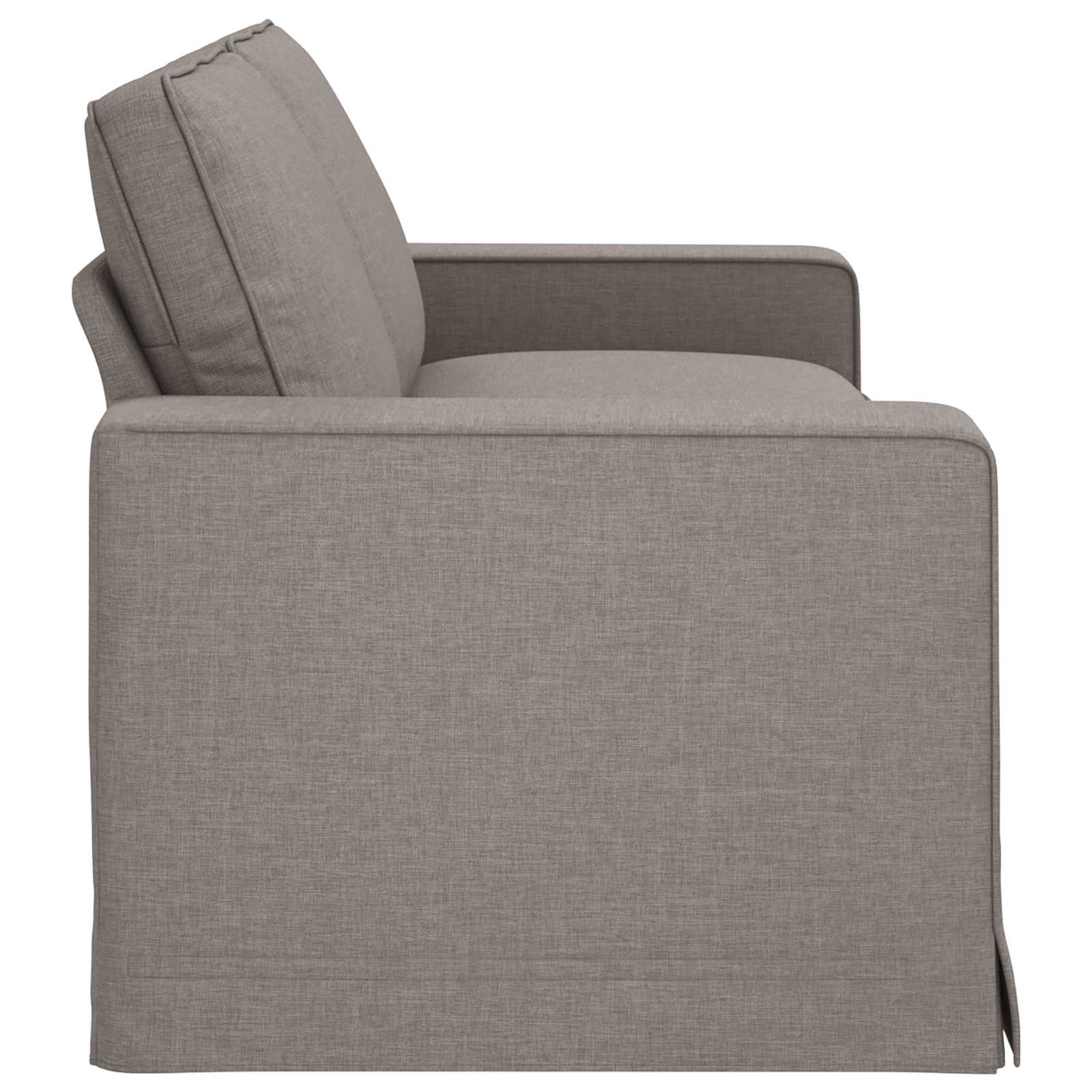 vidaXL Sofa Ciemnoszary 222 x 80 x 82 cm tkanina