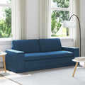 vidaXL Sofa Niebieski 222 x 80 x 82 cm tkanina