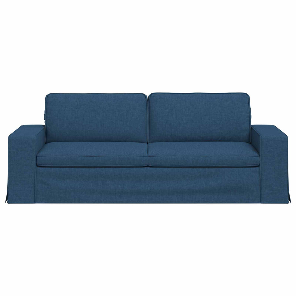 vidaXL Sofa Niebieski 222 x 80 x 82 cm tkanina