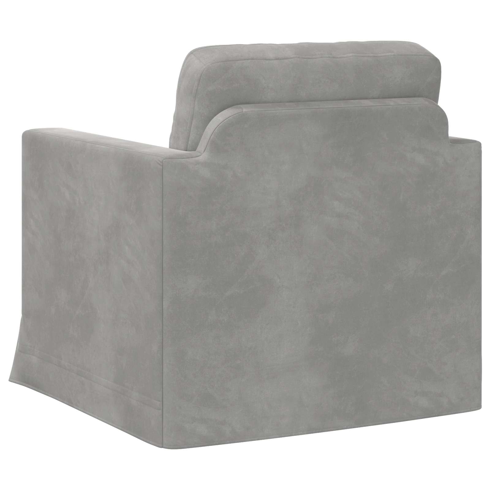 vidaXL Sofa Jasnoszary 78 x 78 x 80 cm Aksamit
