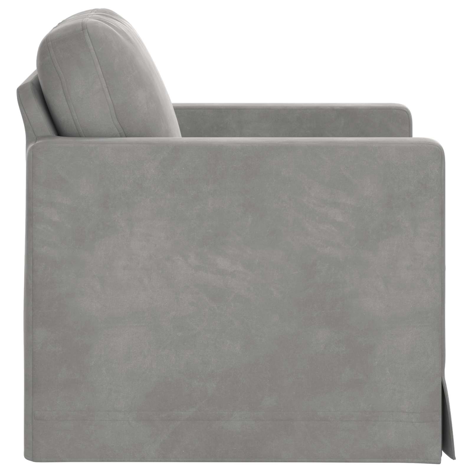 vidaXL Sofa Jasnoszary 78 x 78 x 80 cm Aksamit