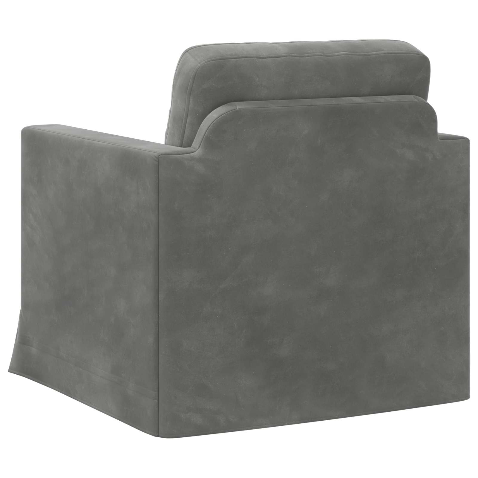 vidaXL Sofa Ciemnoszary 78 x 78 x 80 cm Aksamit