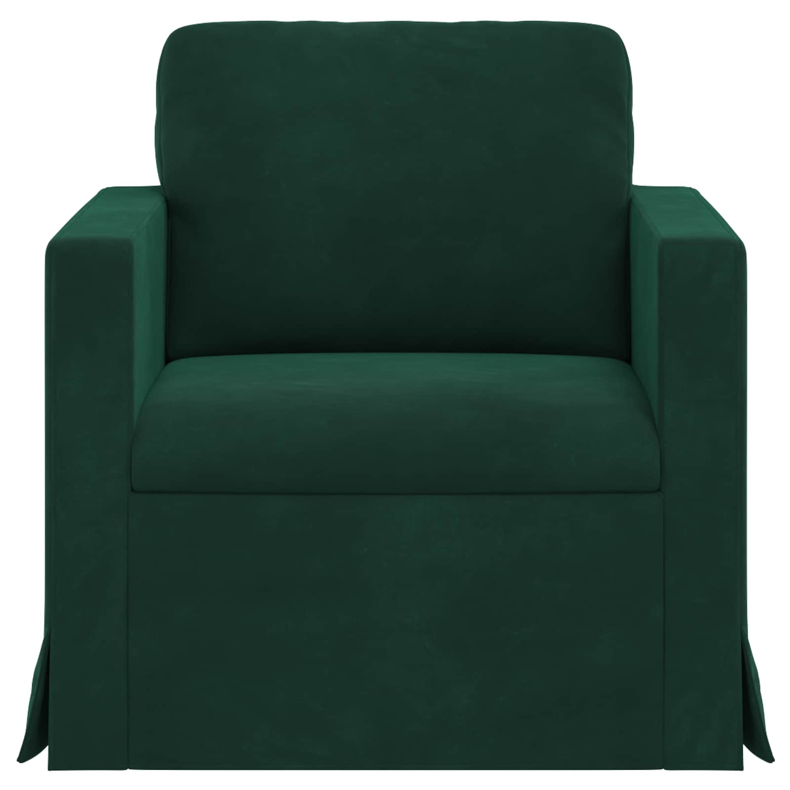vidaXL Sofa Ciemna zieleń 78 x 78 x 80 cm Aksamit