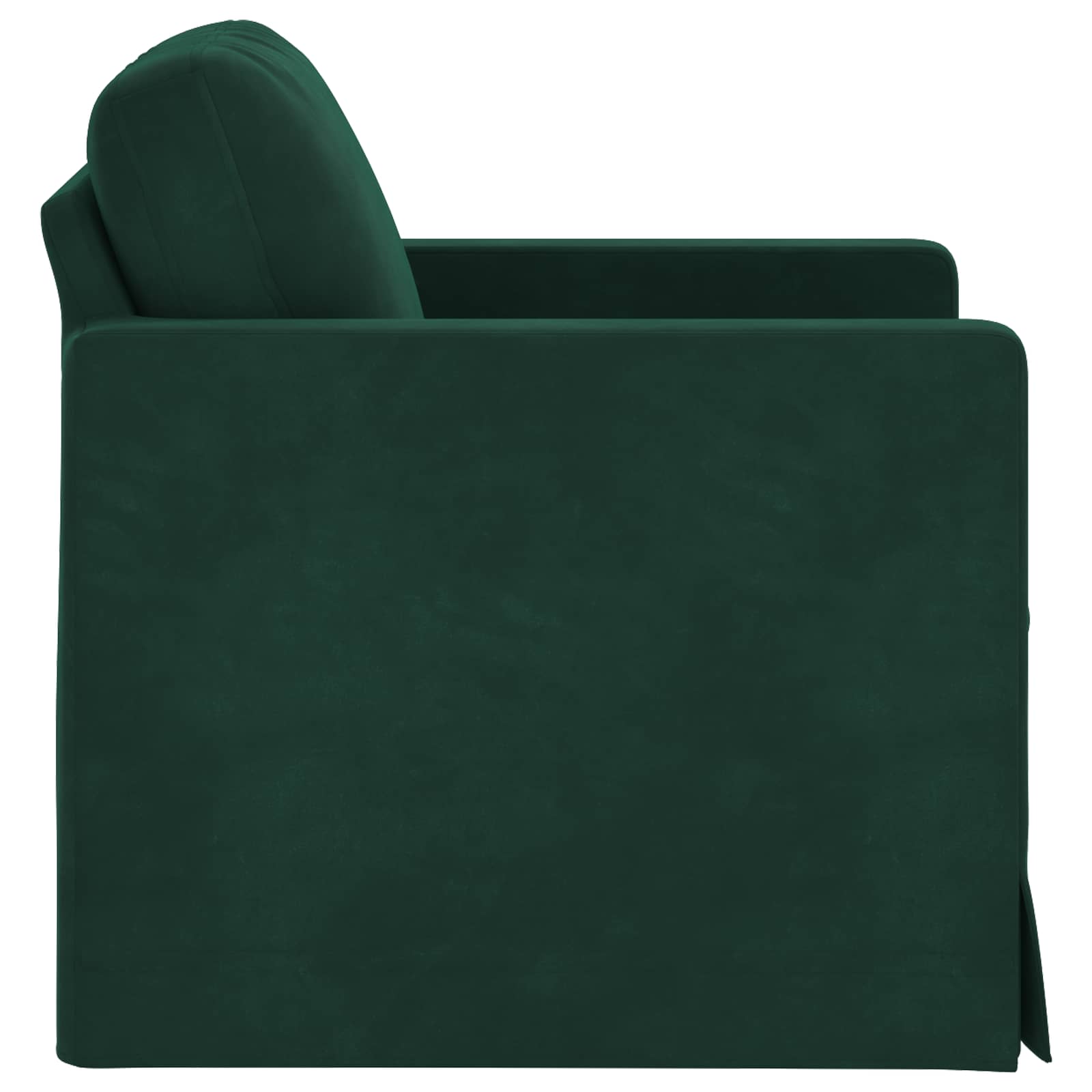 vidaXL Sofa Ciemna zieleń 78 x 78 x 80 cm Aksamit