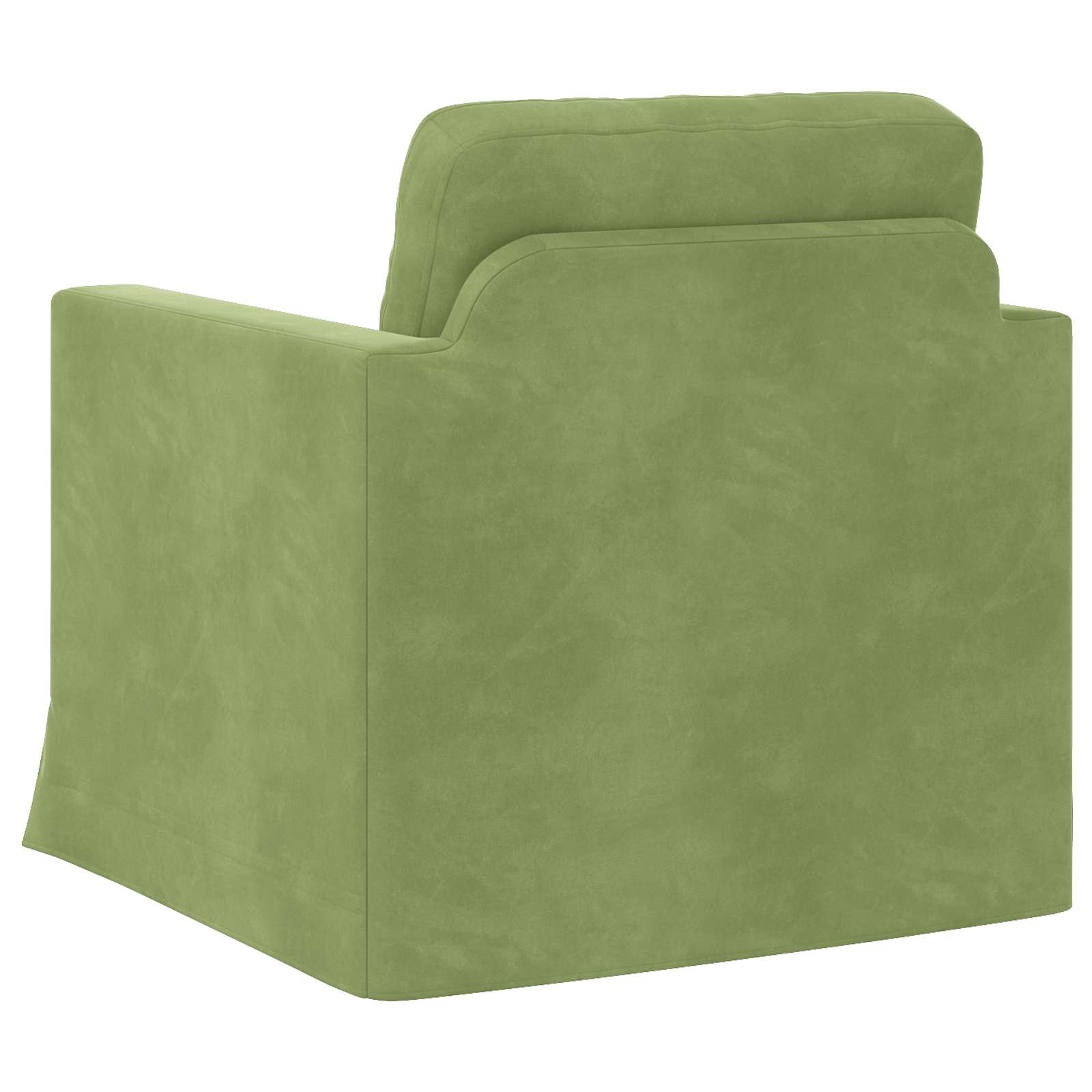 vidaXL Sofa Jasnozielony 78 x 78 x 80 cm Aksamit