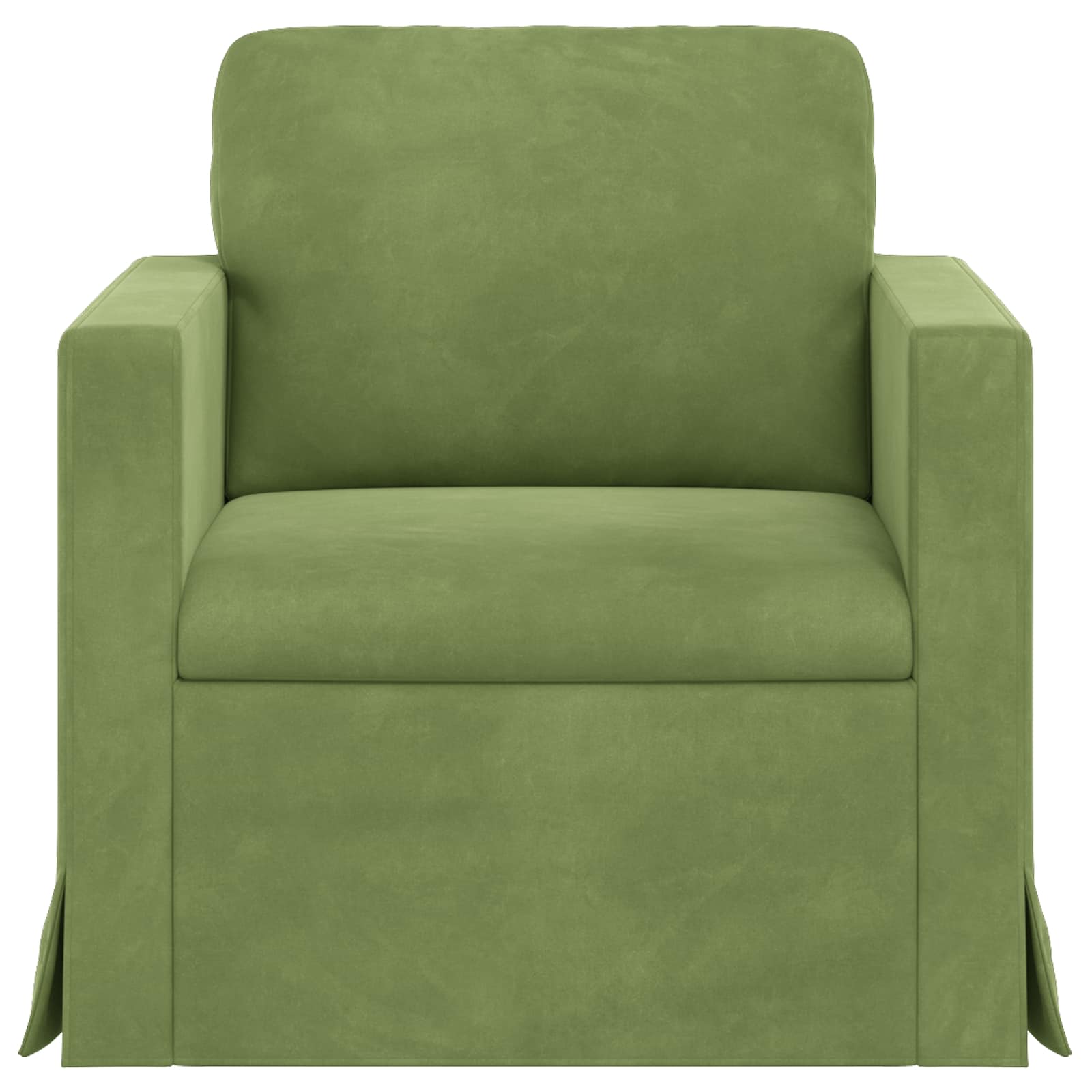 vidaXL Sofa Jasnozielony 78 x 78 x 80 cm Aksamit