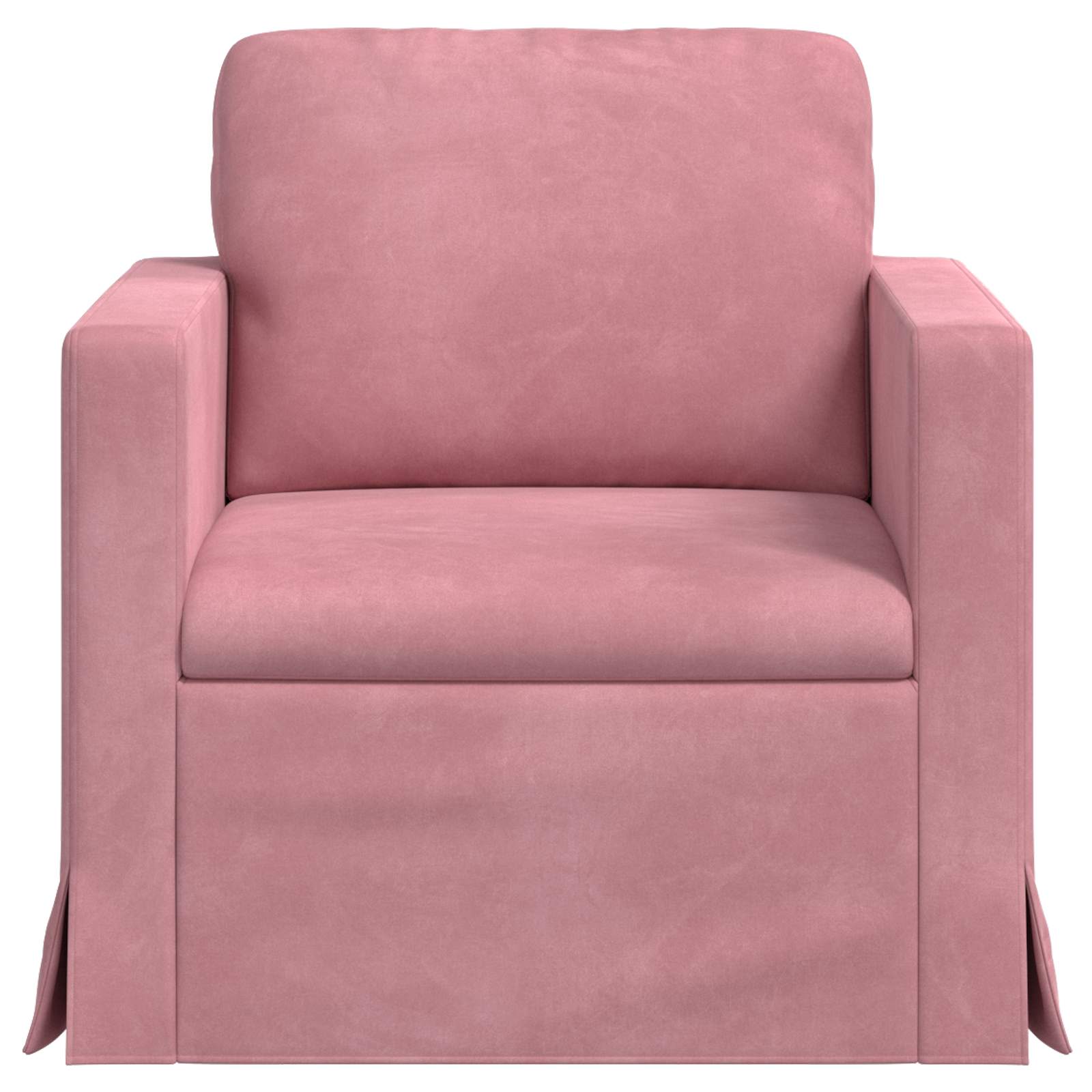 vidaXL Sofa Różowy 78 x 78 x 80 cm Aksamit