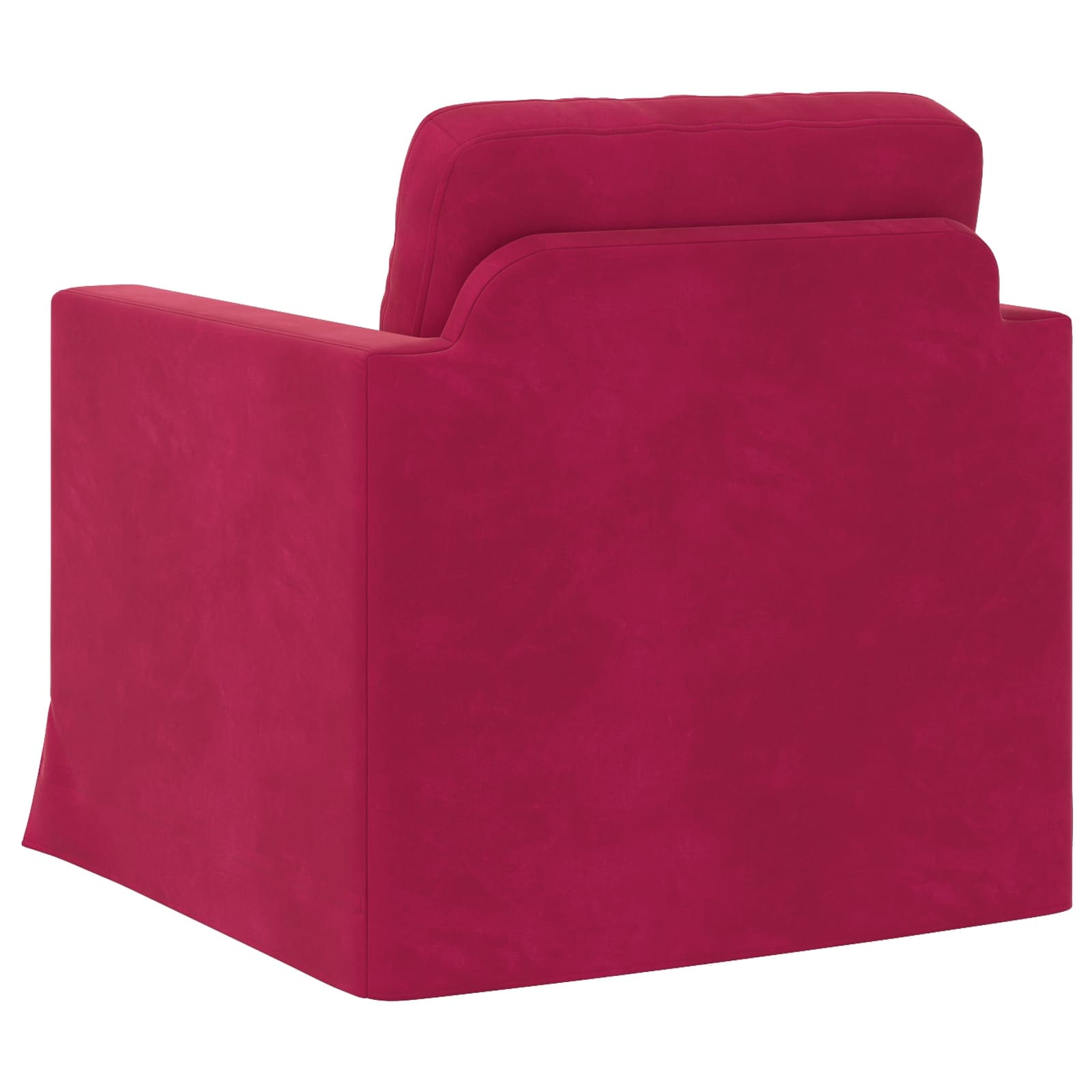 vidaXL Sofa Czerwone wino 78 x 78 x 80 cm Aksamit