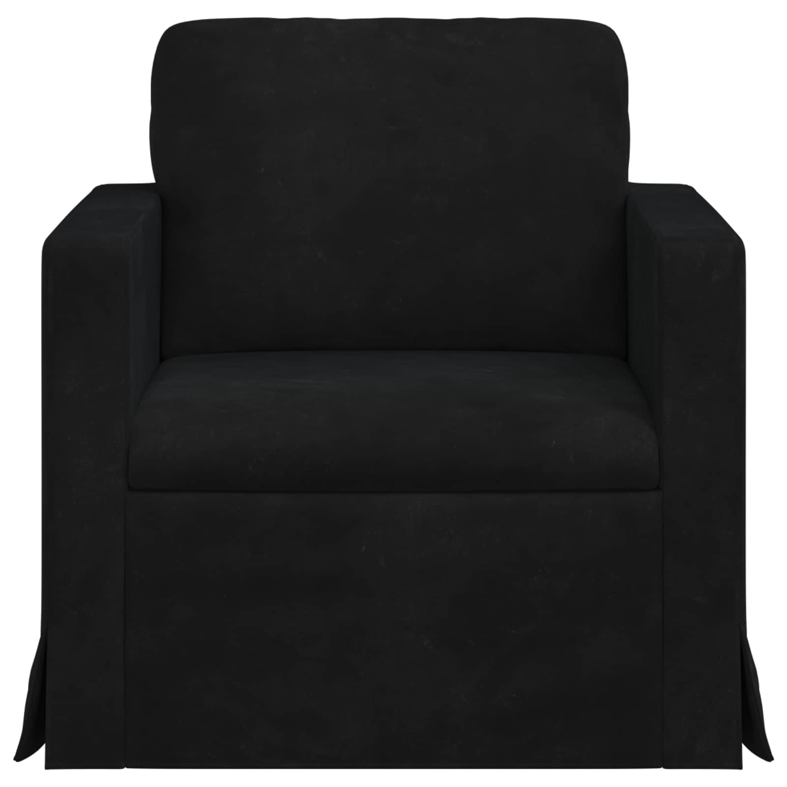 vidaXL Sofa Czarny 78 x 78 x 80 cm Aksamit
