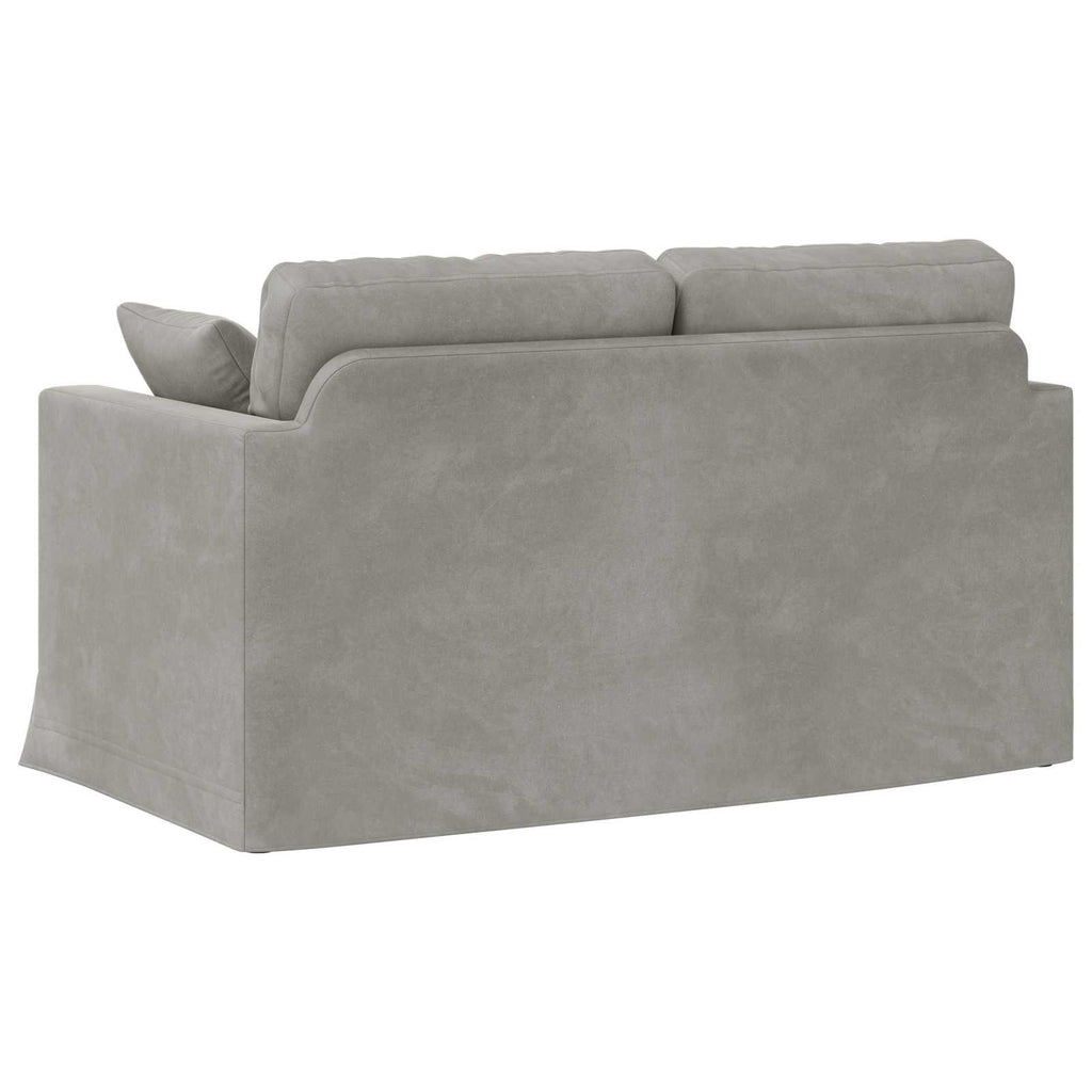 vidaXL Sofa Jasnoszary 138 x 78 x 80 cm Aksamit