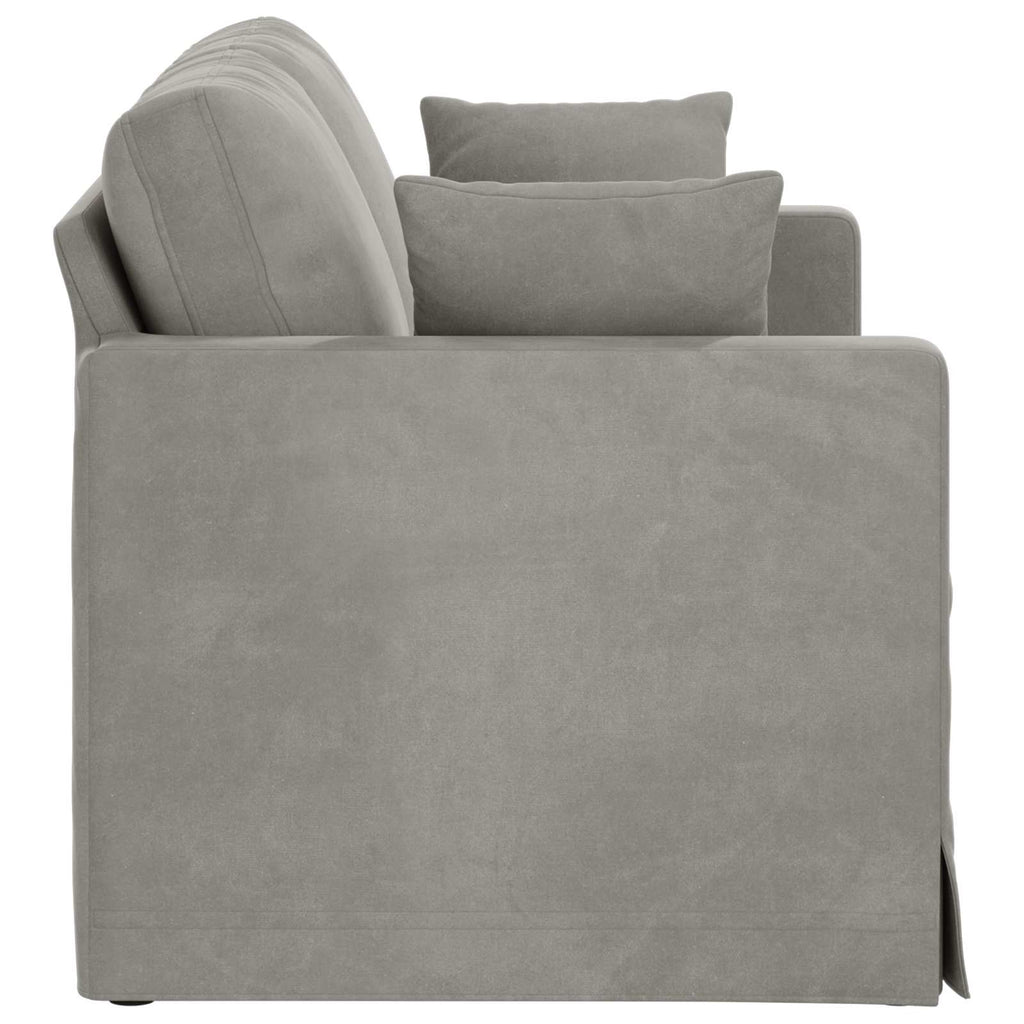 vidaXL Sofa Jasnoszary 138 x 78 x 80 cm Aksamit
