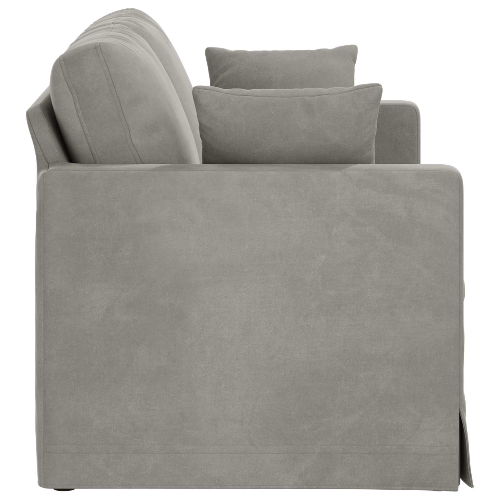 vidaXL Sofa Jasnoszary 138 x 78 x 80 cm Aksamit