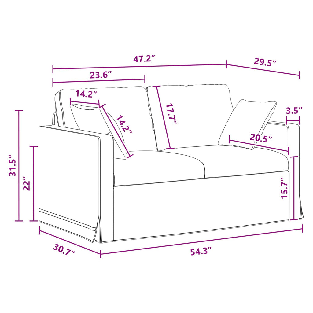 vidaXL Sofa Ciemnoszary 138 x 78 x 80 cm Aksamit