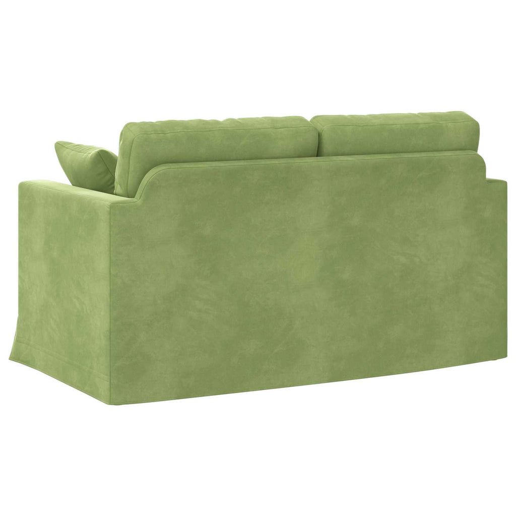 vidaXL Sofa Jasnozielony 138 x 78 x 80 cm Aksamit
