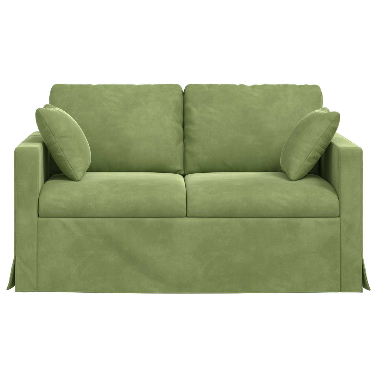 vidaXL Sofa Jasnozielony 138 x 78 x 80 cm Aksamit