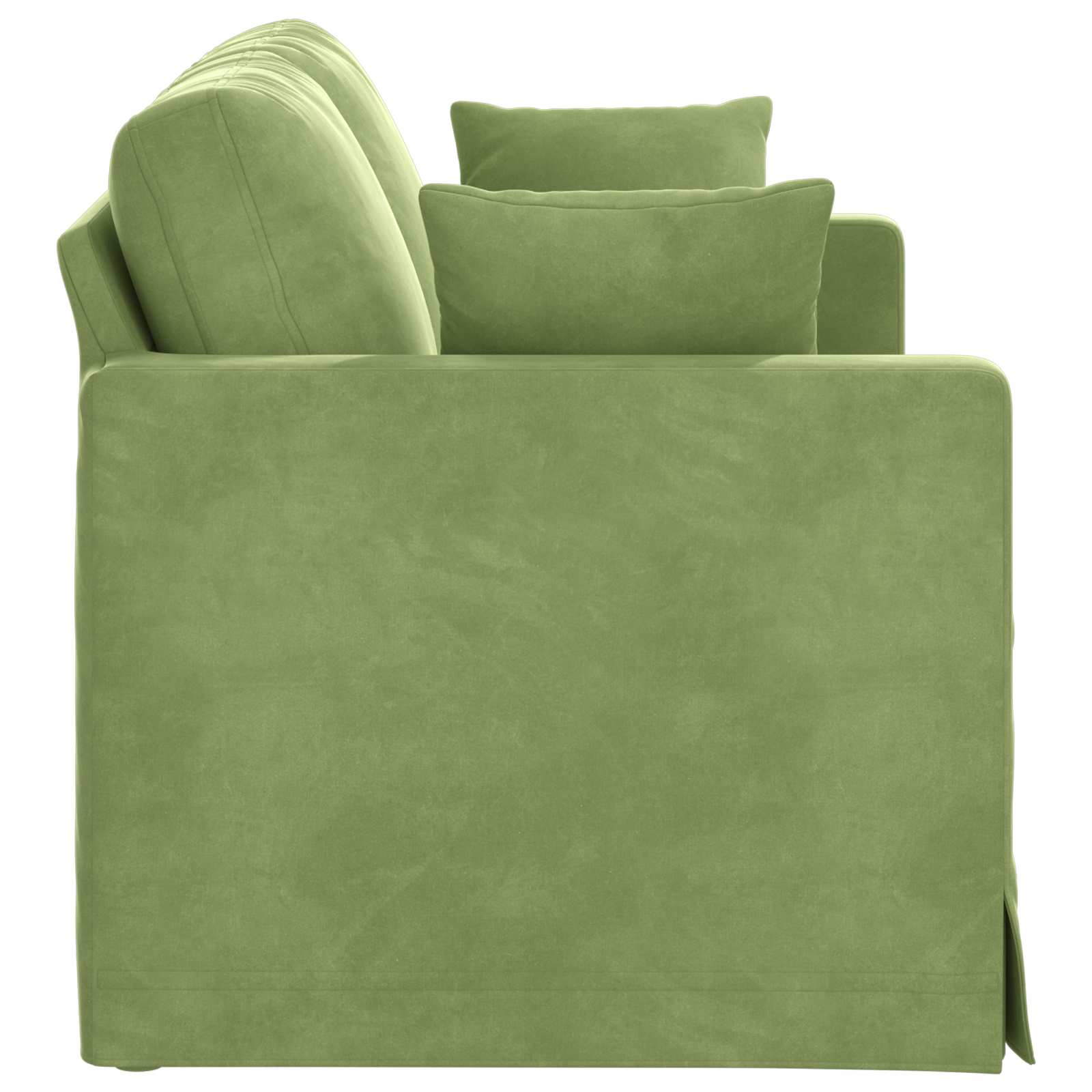 vidaXL Sofa Jasnozielony 138 x 78 x 80 cm Aksamit
