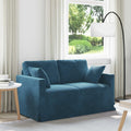 vidaXL Sofa Niebieski 138 x 78 x 80 cm Aksamit