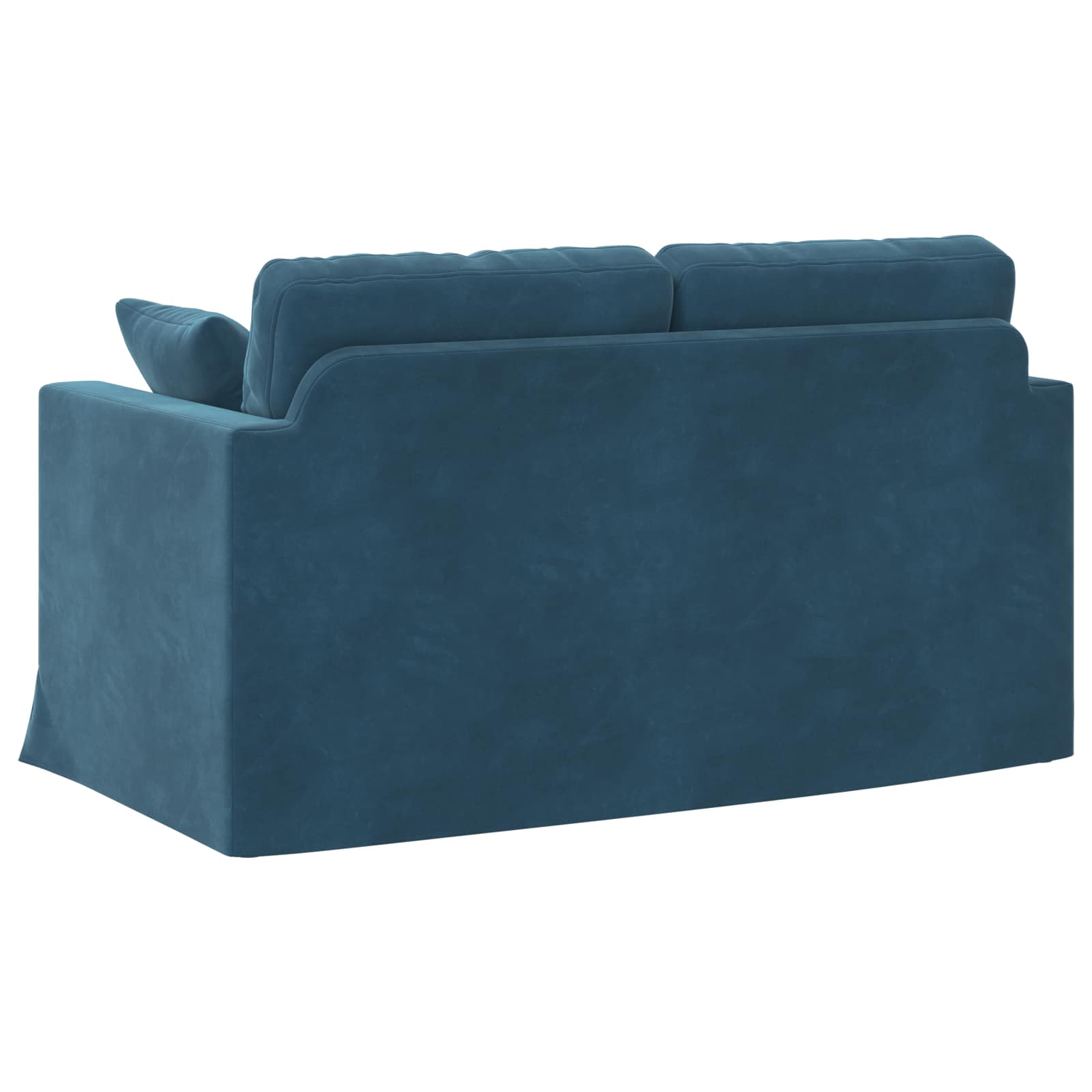 vidaXL Sofa Niebieski 138 x 78 x 80 cm Aksamit