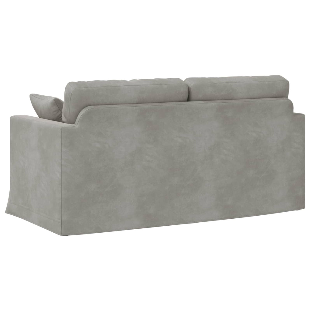 vidaXL Sofa Jasnoszary 158 x 78 x 80 cm Aksamit