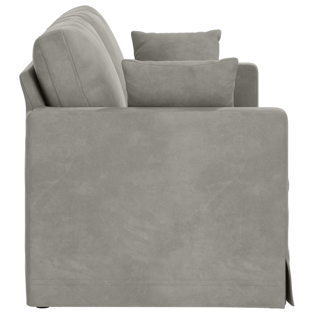 vidaXL Sofa Jasnoszary 158 x 78 x 80 cm Aksamit