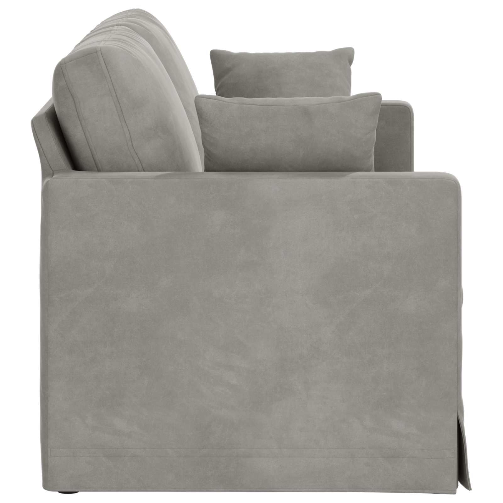 vidaXL Sofa Jasnoszary 158 x 78 x 80 cm Aksamit