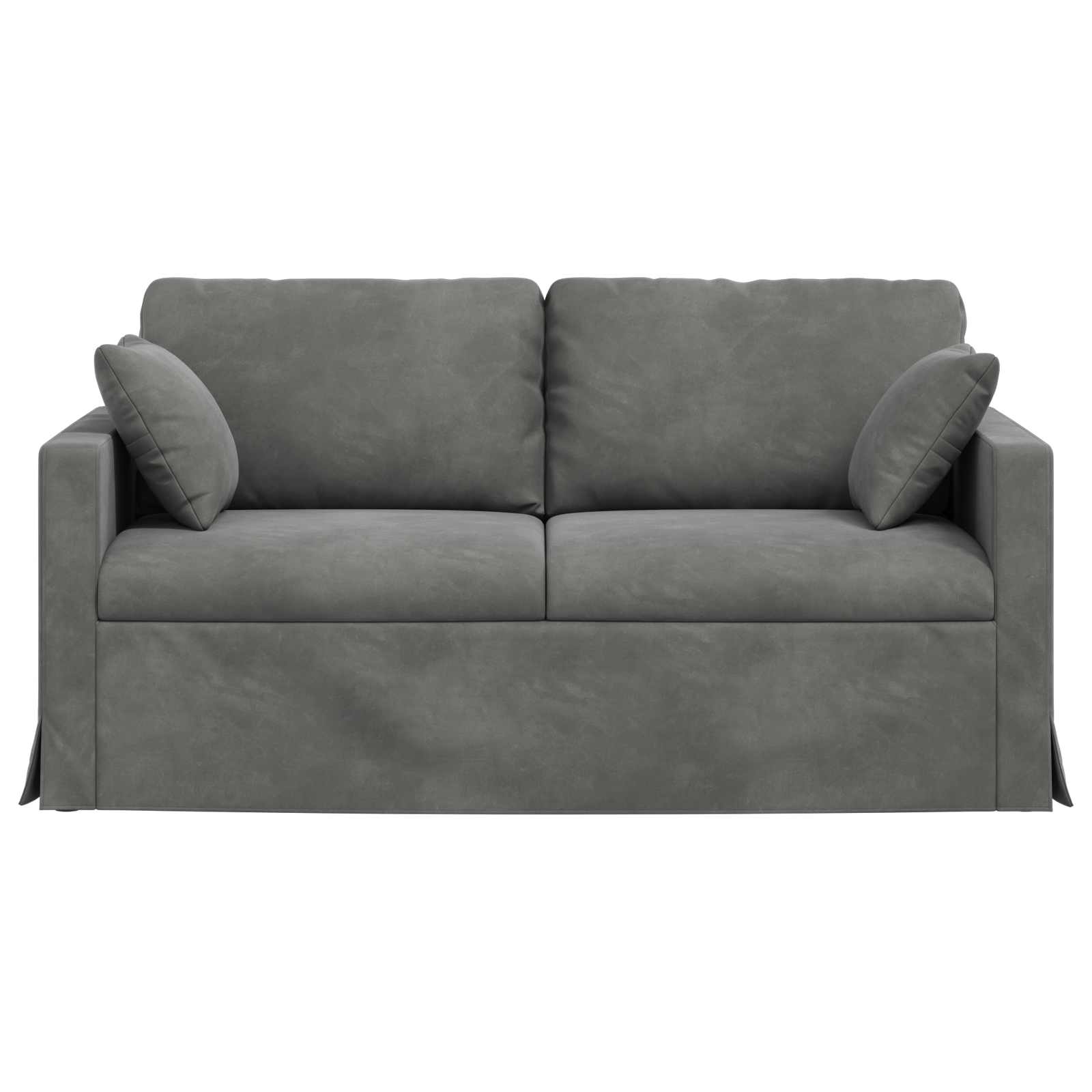 vidaXL Sofa Ciemnoszary 158 x 78 x 80 cm Aksamit