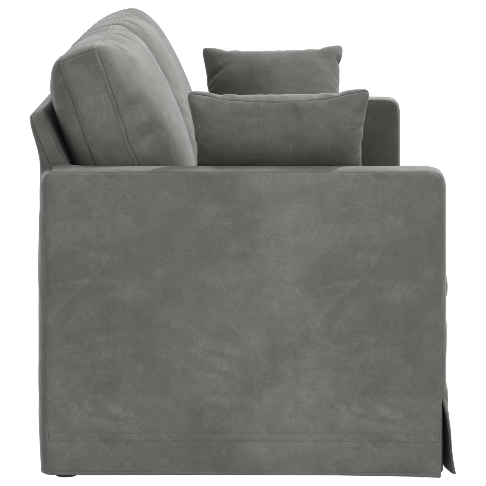 vidaXL Sofa Ciemnoszary 158 x 78 x 80 cm Aksamit